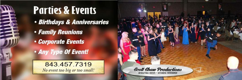 Scot Shaw Productions provides professional DJ Entertainment for your wedding reception, private party and special event