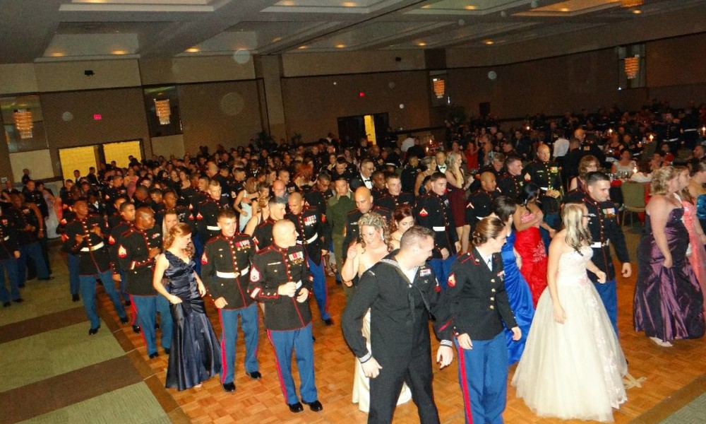 Dancing At The Military Ball