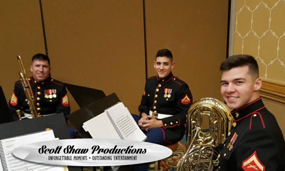 A Military Band At The Military Ball