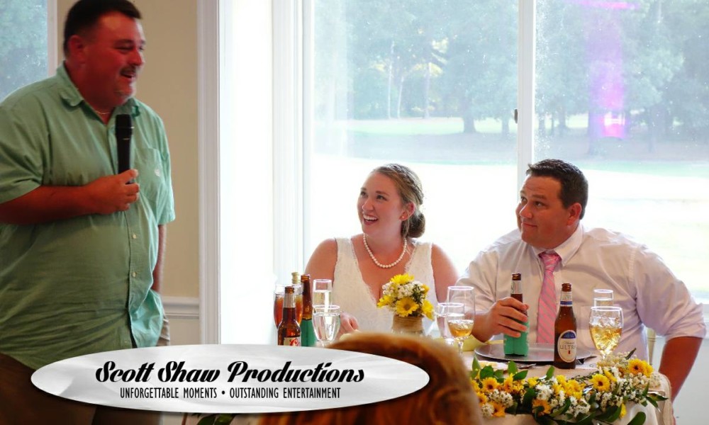 A Wedding Toast from the Best Man The Best Man toasts the bride and groom